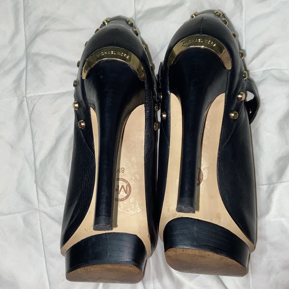 Super sexy Michael Kors Ailee Studded Peep-Toe Bootie - Picture 12 of 16